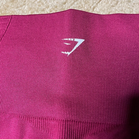 Gymshark Red 3/4 Length Leggings - Picture 3 of 4